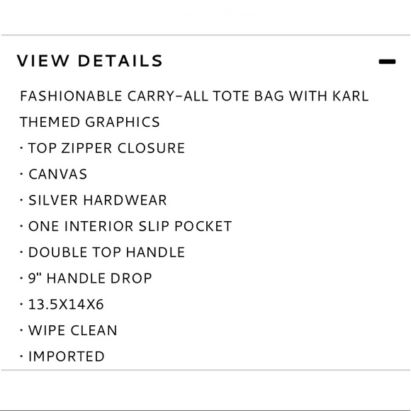 Karl Lagerfeld Paris Kristen Tote Bag - Picture 10 of 10